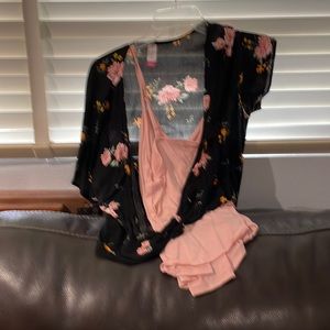 Crop top with tank
